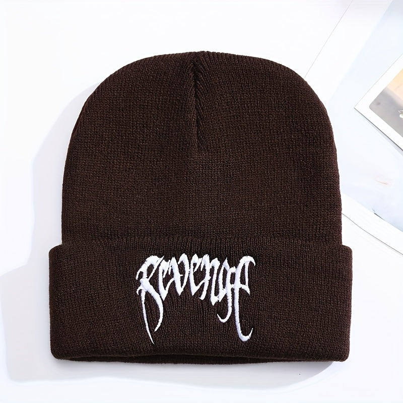 Embroidery Cold Hat Warm Ear Protection Knit Cap