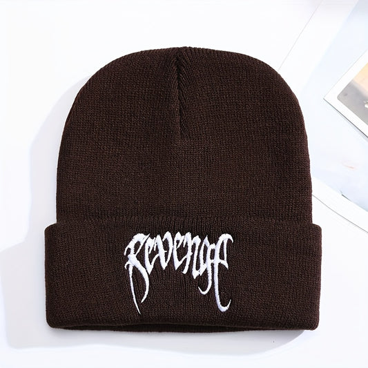 Embroidery Cold Hat Warm Ear Protection Knit Cap