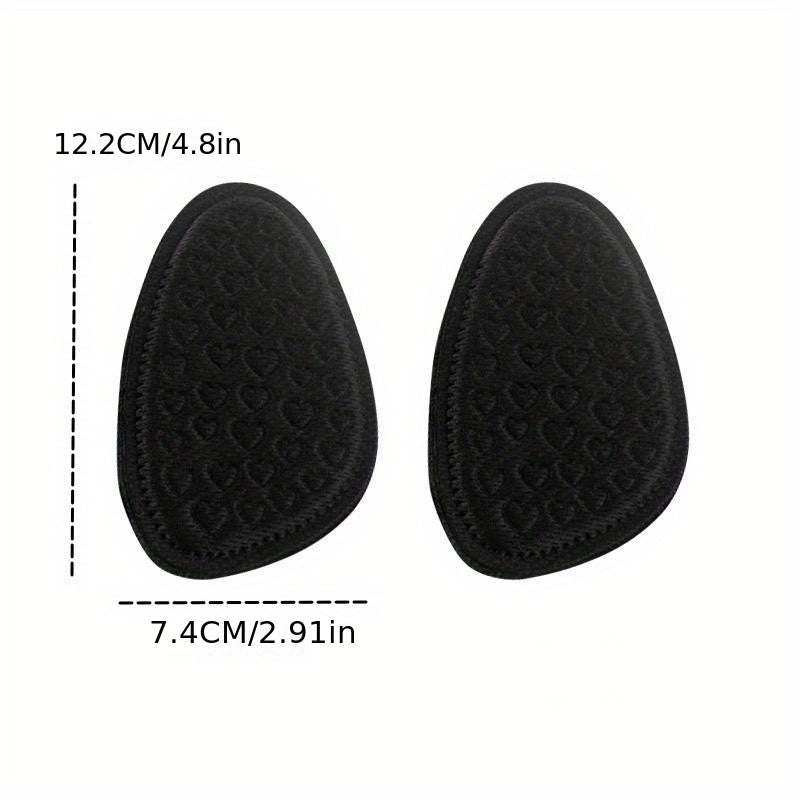 Silicone Half Insole Forefoot Pad Anti-Slip Thickened Insert for High Heels