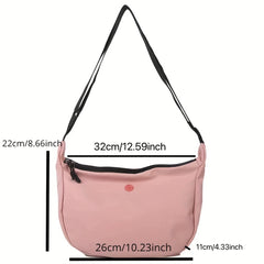 Streetwear Casual Chest Bag Nylon Crossbody Waist Bag