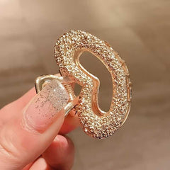 The 5pcs Vintage Hollow Out Hair Grab Clips For Women, non slip ponytail holders