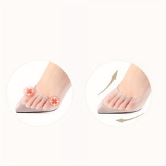 Silicone Half Insole Forefoot Pad Anti-Slip Thickened Insert for High Heels