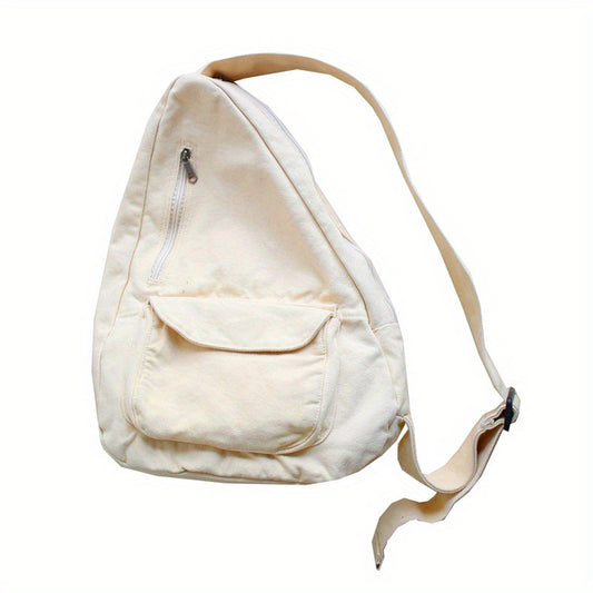 Kpop Canvas Sling Bag Crossbody Women's Chest Purse