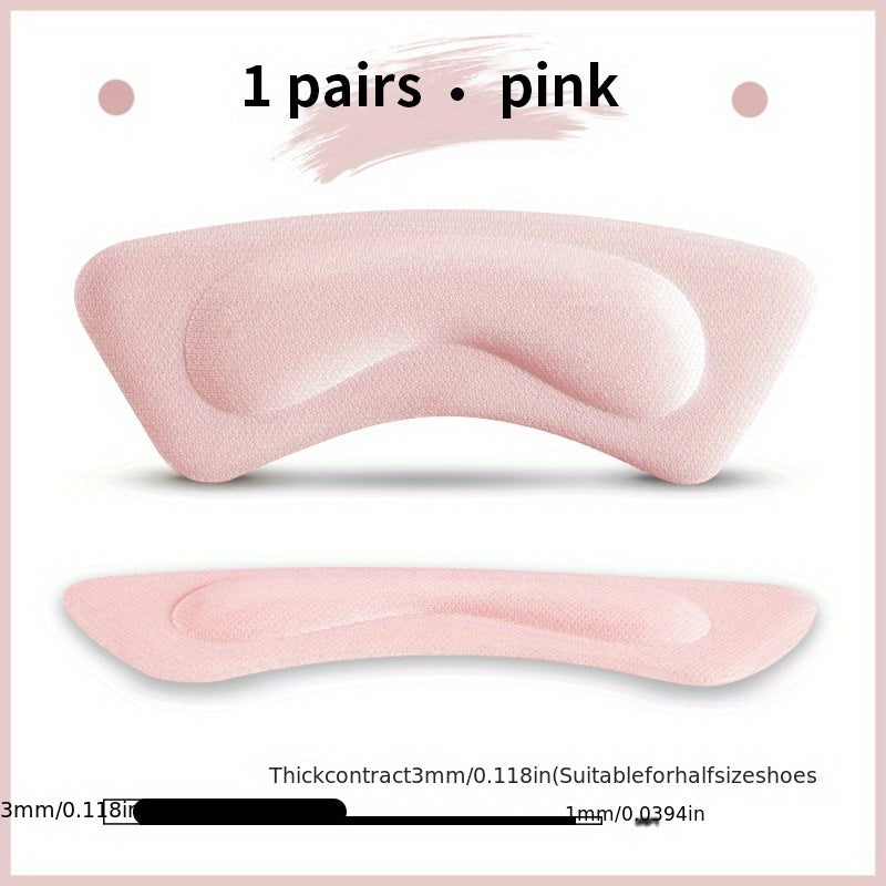 3 Pairs Heel Insoles Protector Sticker High Heels Adhesive Pad Pain Relief Patch