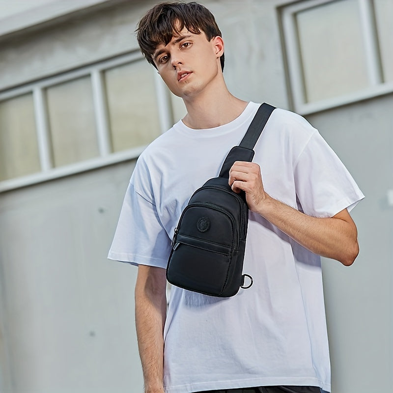 Men's Chest Bag Messenger Bag Large Capacity Shoulder Bag