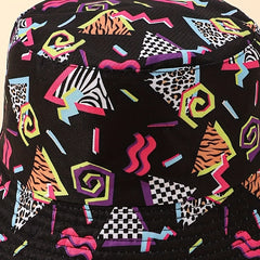 Geometric Argyle Double-sided Fisherman Hat