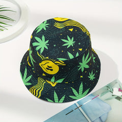 Maple Leaf Happy Face Fisherman Hat