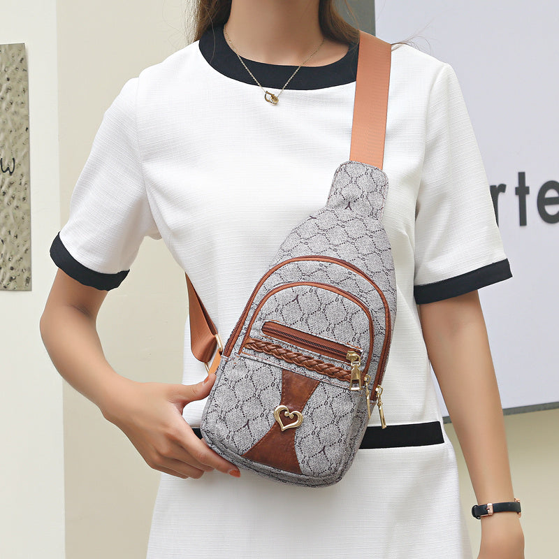 Classic Sling Bag Casual Chest Bag for Women
