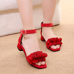 Girls Heeled Sandals Lightweight Dress Shoes
