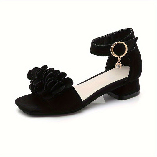 Girls Heeled Sandals Lightweight Dress Shoes
