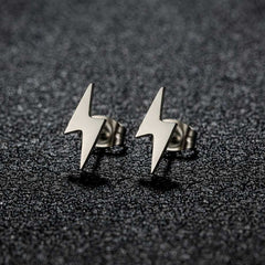1 Pair Men's Durable Stainless Steel Earrings