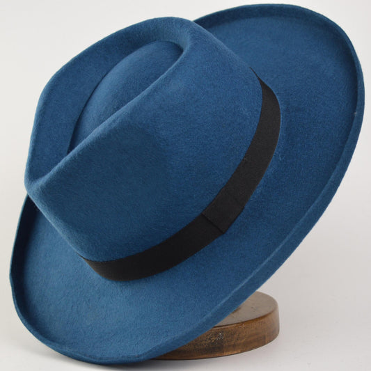Men's Large Wool Jazz Hat for Autumn/Winter