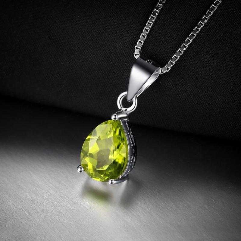 Women's Silver Plated Pendant Necklace With Lobster Claw Closure